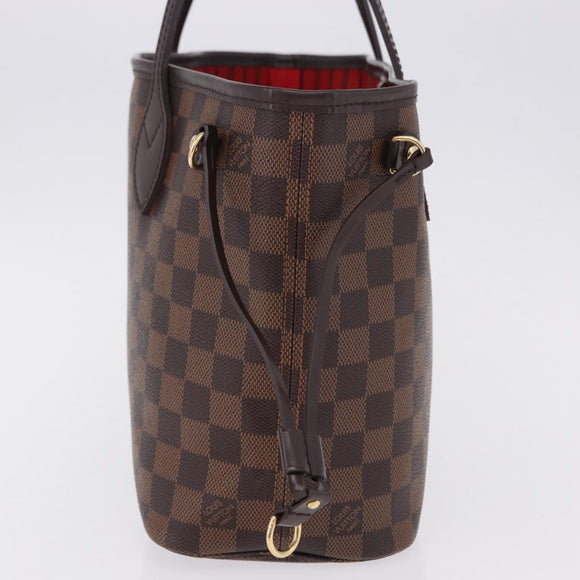 LOUIS VUITTON Damier Ebene Neverfull PM Tote Bag N51109 LV Auth ka5462SAV