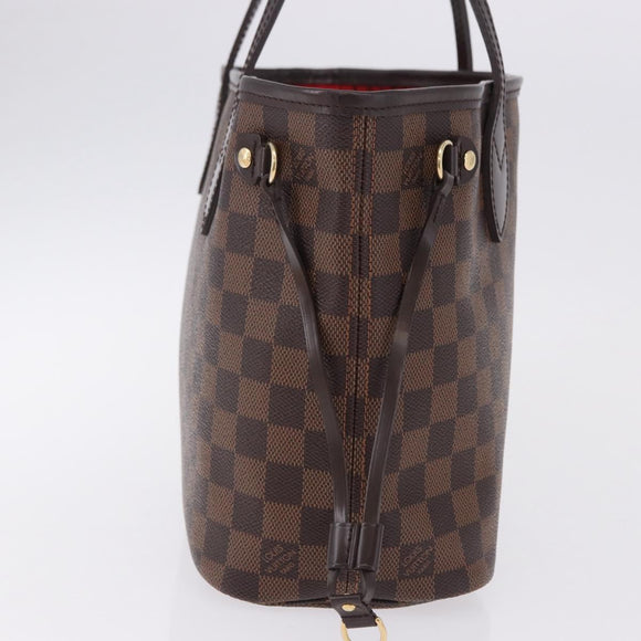 LOUIS VUITTON Damier Ebene Neverfull PM Tote Bag N51109 LV Auth ka5462SAV