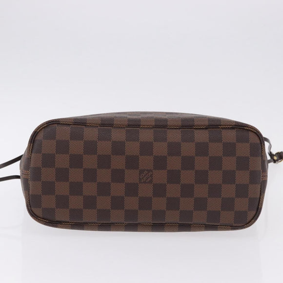 LOUIS VUITTON Damier Ebene Neverfull PM Tote Bag N51109 LV Auth ka5462SAV