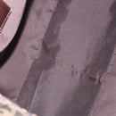 FENDI Zucca Canvas Hand Bag Brown Silver Auth ka5463A-10