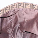 FENDI Zucca Canvas Hand Bag Brown Silver Auth ka5463A-20
