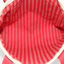 LOUIS VUITTON Antigua Cabas MM Tote Bag Beige Red M40035 LV Auth ka5465-11