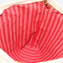 LOUIS VUITTON Antigua Cabas MM Tote Bag Beige Red M40035 LV Auth ka5465-18