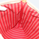 LOUIS VUITTON Antigua Cabas MM Tote Bag Beige Red M40035 LV Auth ka5465-19