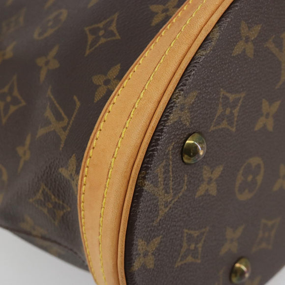 LOUIS VUITTON Monogram Bucket PM Shoulder Bag M42238 LV Auth ka5467