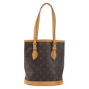 LOUIS VUITTON Monogram Bucket PM Shoulder Bag M42238 LV Auth ka5467-13