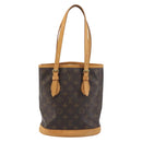 LOUIS VUITTON Monogram Bucket PM Shoulder Bag M42238 LV Auth ka5467-2