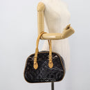 LOUIS VUITTON Monogram Vernis Summit Drive Hand Bag Amarante M93516 Auth ka5469-23