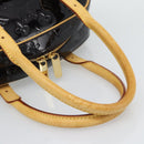 LOUIS VUITTON Monogram Vernis Summit Drive Hand Bag Amarante M93516 Auth ka5469-7