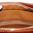 LOUIS VUITTON Monogram Vernis Houston Hand Bag Bronze M91122 LV Auth ka547-15