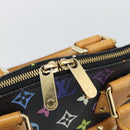 LOUIS VUITTON Monogram Multicolor Alma Hand Bag Black M92646 LV Auth ka5470A-10