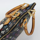LOUIS VUITTON Monogram Multicolor Alma Hand Bag Black M92646 LV Auth ka5470A-6