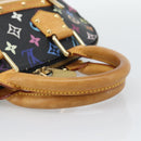 LOUIS VUITTON Monogram Multicolor Alma Hand Bag Black M92646 LV Auth ka5470A-7
