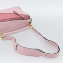 LOEWE Puzzle Small Hand Bag Leather 2way Pink Gold Tone Auth ka5476V-9