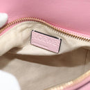 LOEWE Puzzle Small Hand Bag Leather 2way Pink Gold Tone Auth ka5476V-23