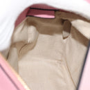 LOEWE Puzzle Small Hand Bag Leather 2way Pink Gold Tone Auth ka5476V-25
