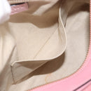 LOEWE Puzzle Small Hand Bag Leather 2way Pink Gold Tone Auth ka5476V-26