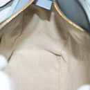 LOEWE Puzzle Small Hand Bag Leather 2way Light Blue Gold Tone Auth ka5477V-25