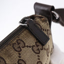 GUCCI GG Canvas Shoulder Bag Beige Silver 147671 Auth ka5478-14