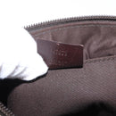 GUCCI GG Canvas Shoulder Bag Beige Silver 147671 Auth ka5478-20