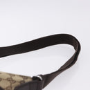 GUCCI GG Canvas Shoulder Bag Beige Silver 147671 Auth ka5478-8