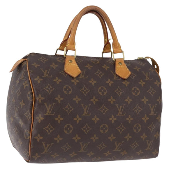 LOUIS VUITTON Monogram Speedy 30 Hand Bag M41526 LV Auth ka5482A
