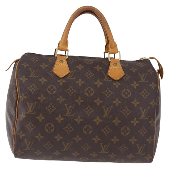 LOUIS VUITTON Monogram Speedy 30 Hand Bag M41526 LV Auth ka5482A