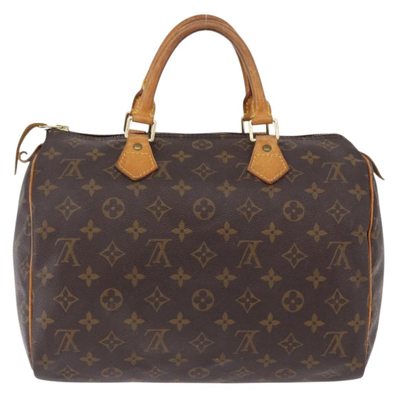 LOUIS VUITTON Monogram Speedy 30 Hand Bag M41526 LV Auth ka5482A