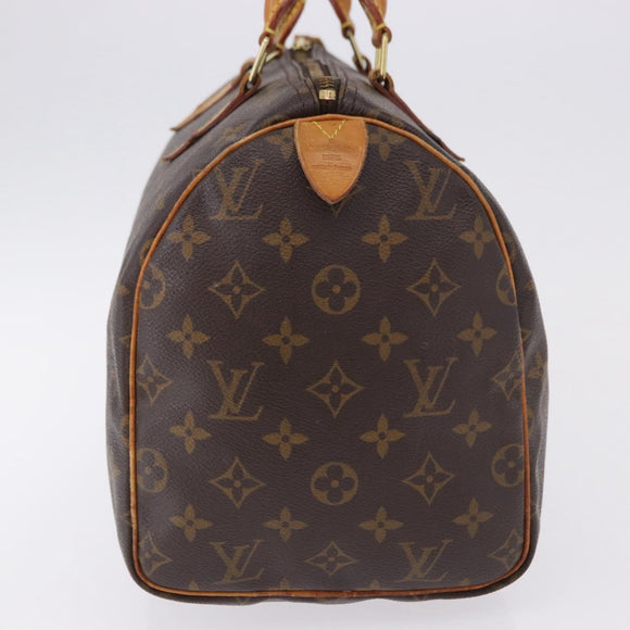 LOUIS VUITTON Monogram Speedy 30 Hand Bag M41526 LV Auth ka5482A