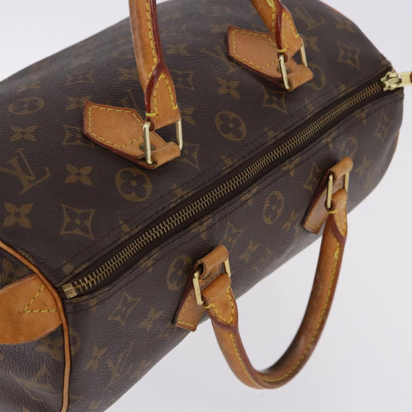 LOUIS VUITTON Monogram Speedy 30 Hand Bag M41526 LV Auth ka5482A