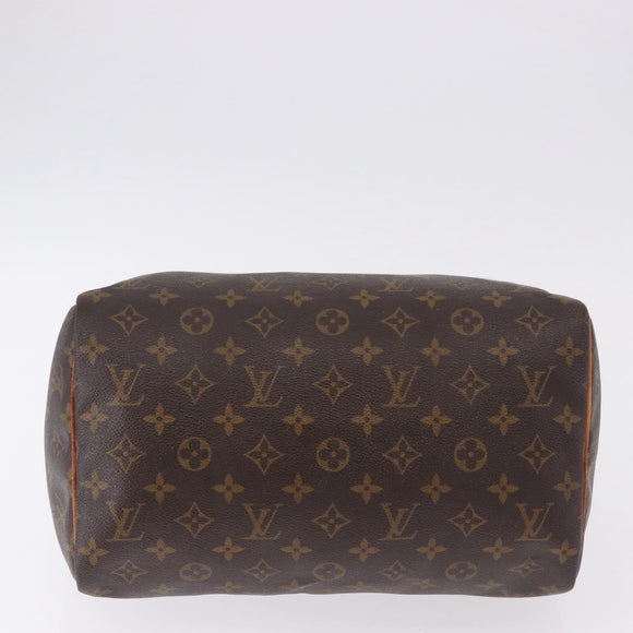 LOUIS VUITTON Monogram Speedy 30 Hand Bag M41526 LV Auth ka5482A