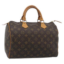 LOUIS VUITTON Monogram Speedy 30 Hand Bag M41526 LV Auth ka5483-1