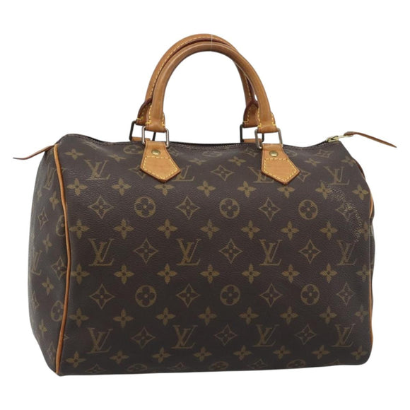 LOUIS VUITTON Monogram Speedy 30 Hand Bag M41526 LV Auth ka5483