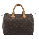 LOUIS VUITTON Monogram Speedy 30 Hand Bag M41526 LV Auth ka5483-13