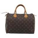LOUIS VUITTON Monogram Speedy 30 Hand Bag M41526 LV Auth ka5483-2