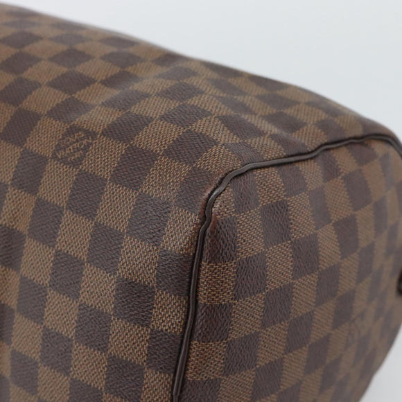LOUIS VUITTON Damier Ebene Speedy 30 Hand Bag N41364 LV Auth ka5484