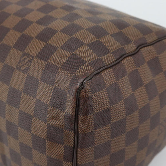 LOUIS VUITTON Damier Ebene Speedy 30 Hand Bag N41364 LV Auth ka5484