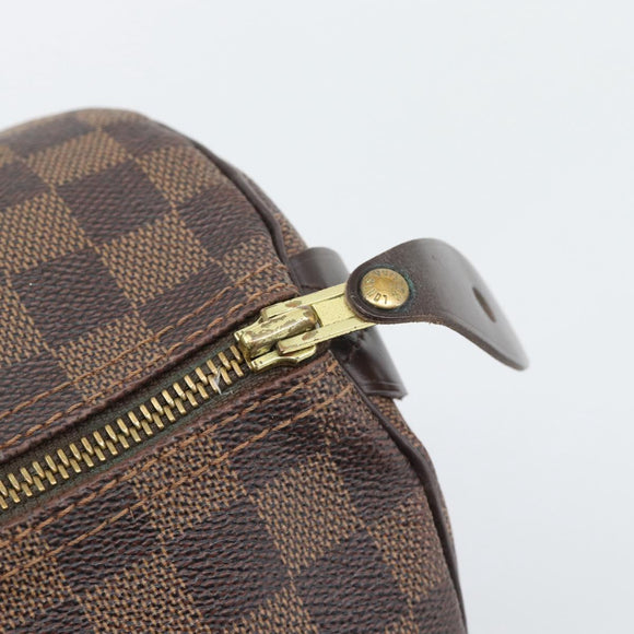 LOUIS VUITTON Damier Ebene Speedy 30 Hand Bag N41364 LV Auth ka5484