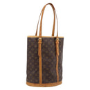 LOUIS VUITTON Monogram Bucket GM Shoulder Bag M42236 LV Auth ka5485-1