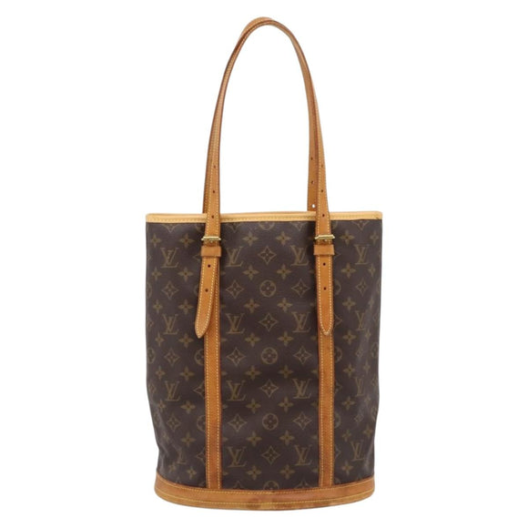 LOUIS VUITTON Monogram Bucket GM Shoulder Bag M42236 LV Auth ka5485