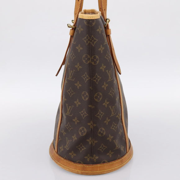 LOUIS VUITTON Monogram Bucket GM Shoulder Bag M42236 LV Auth ka5485