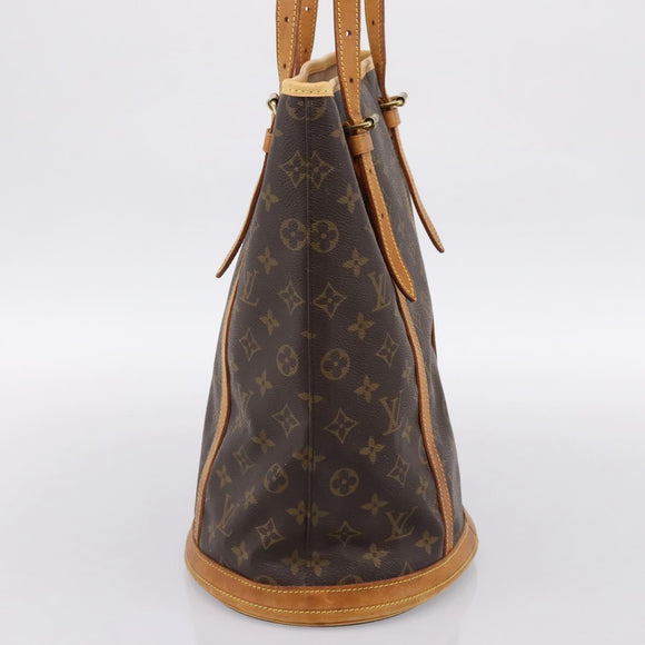 LOUIS VUITTON Monogram Bucket GM Shoulder Bag M42236 LV Auth ka5485