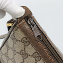 GUCCI GG Supreme Web Sherry Line Shoulder Bag PVC Beige 89 02 054 Auth ka5486-14