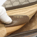 GUCCI GG Supreme Web Sherry Line Shoulder Bag PVC Beige 89 02 054 Auth ka5486-21