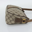 GUCCI GG Supreme Web Sherry Line Shoulder Bag PVC Beige 89 02 054 Auth ka5486-5