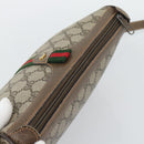 GUCCI GG Supreme Web Sherry Line Shoulder Bag PVC Beige 89 02 054 Auth ka5486-6