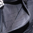 Salvatore Ferragamo Hand Bag Leather Black Silver Auth ka5488-20