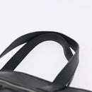 Salvatore Ferragamo Hand Bag Leather Black Silver Auth ka5488-8
