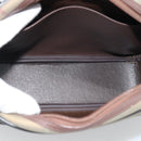 Burberrys Nova Check Shoulder Bag Canvas Beige Gold Tone Auth ka5489-11