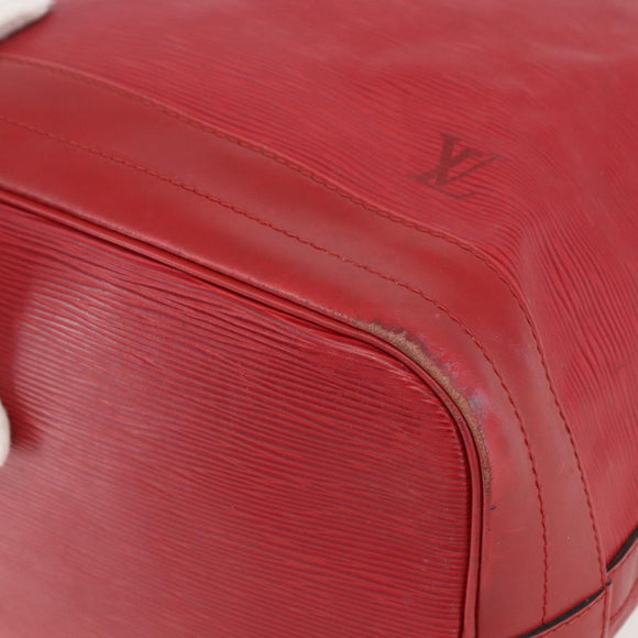 LOUIS VUITTON Epi Noe Shoulder Bag Red M44007 LV Auth ka549